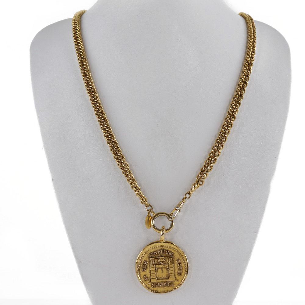 Chanel Ожерелье 31 RUE CAMBON монета Позолота 108,4 г Женское Б/У