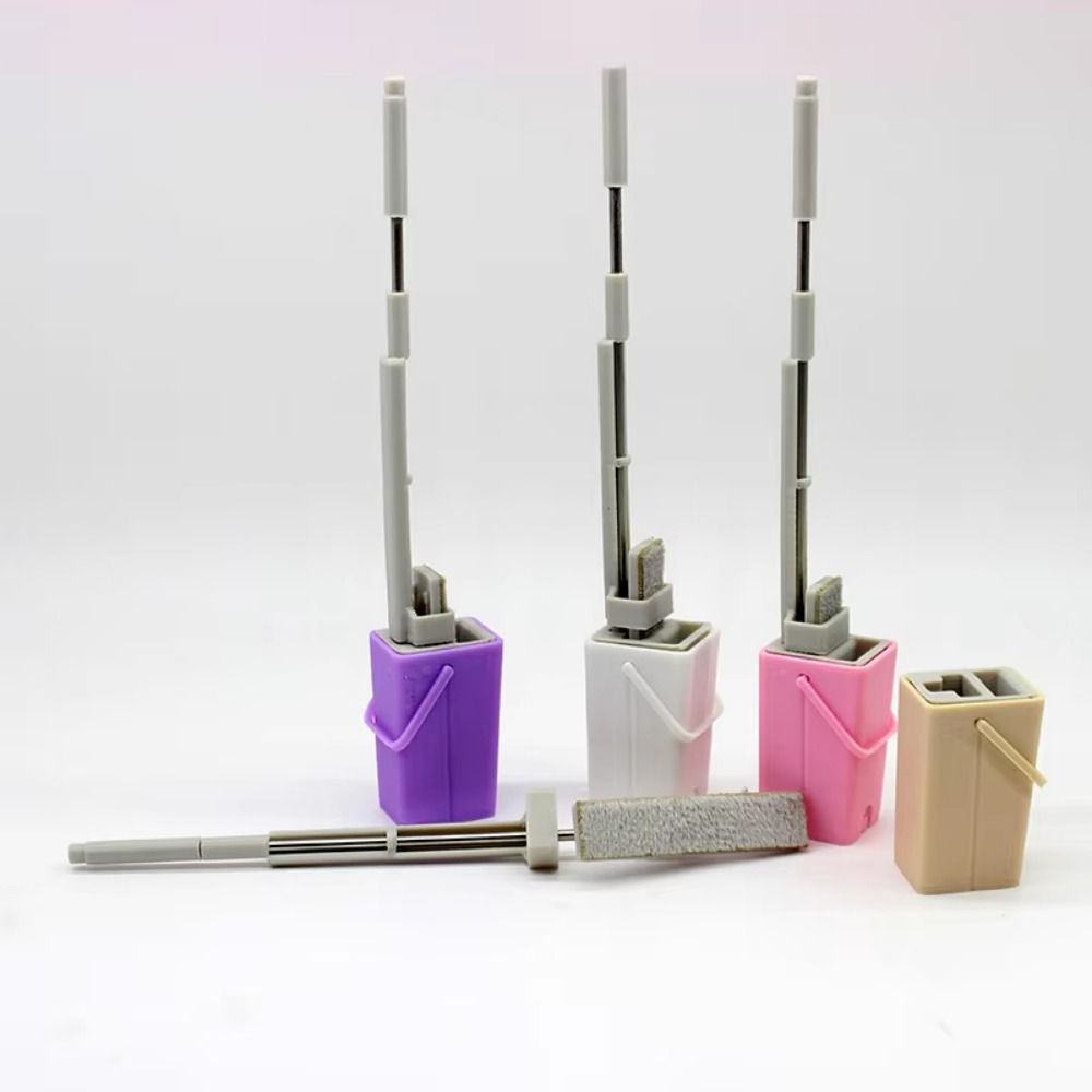 Декор сцены Миниатюрная швабра для уборки Игра понарошку Кукла Плоская швабра Кукольный домик Веник Швабра Детская игрушка