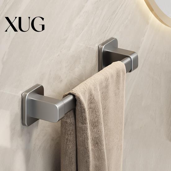 Wall-mounted Towel Rack Self-Adhesive Hand Bar Strong Load-bearing No-drill Easy to Install Bathroom Wall Mounted Hanger Removable