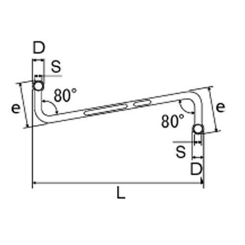 Ключ для дверных петель Kyoto Machinery Tools (КТК) ДМЗ-12