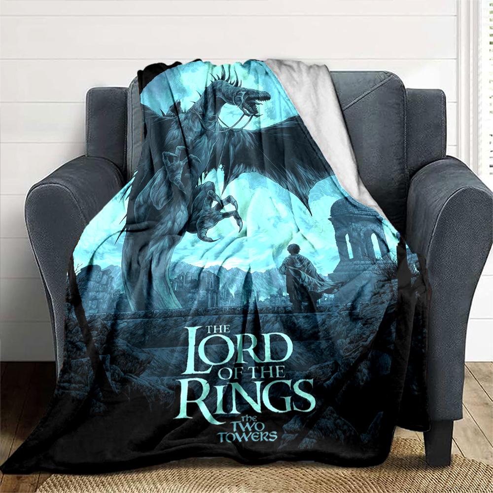 Lord Rings Blanket Ultra-Soft Great for Picnics Bed Chair Four Seasons Multipurpose Warmthful Decor Ideal Gift For Birthday Valentine'S Day