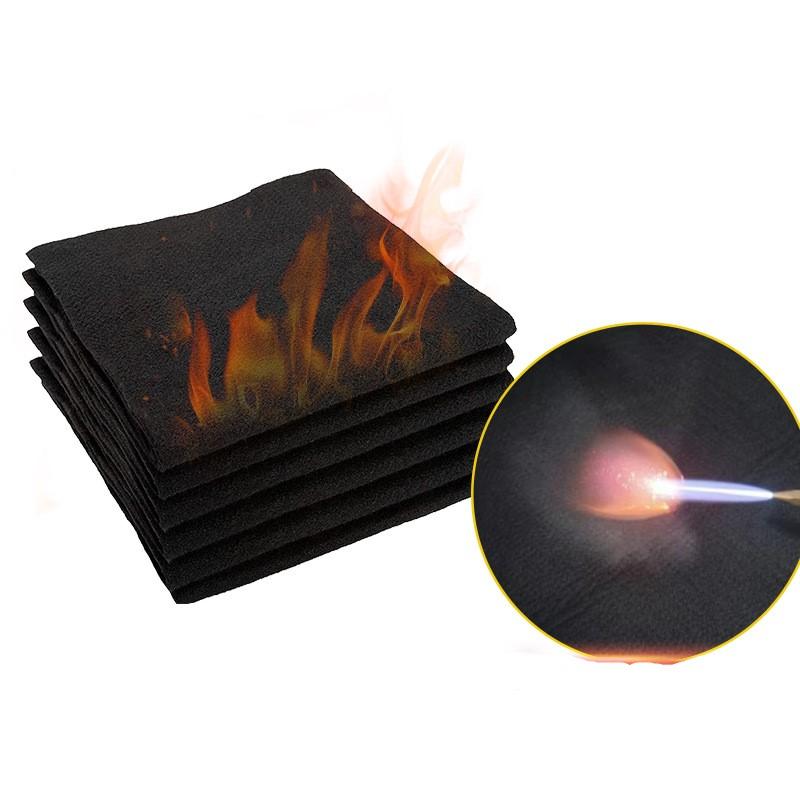 Огнестойкий хлопок из предварительно насыщенных кислородом волокон углеродного волокна 3 мм/5 мм, огнестойкий хлопок, сваренный с медной трубкой, огнезащитный войлок.