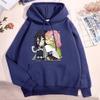 New Anime Cute Kanroji Mitsuri Iguro Obanai Printing Hoodies For Women Men Autumn Winter Sweatshirt Fashion Streetwear Pullover