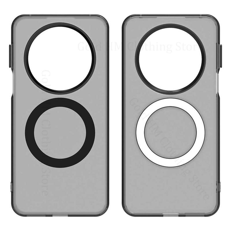 Для Magsafe Magnetic Matte Shockproof Case для Huawei Mate 70 Pro Candy Color Froste Magsafe Cover для HUAWEI Mate60 Pro Plus Wireless Charger Cover