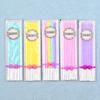 8 PCS Long Pencil Birthday Cake Candle Wedding Wax Cupcake Candle Home Decoration Supplies