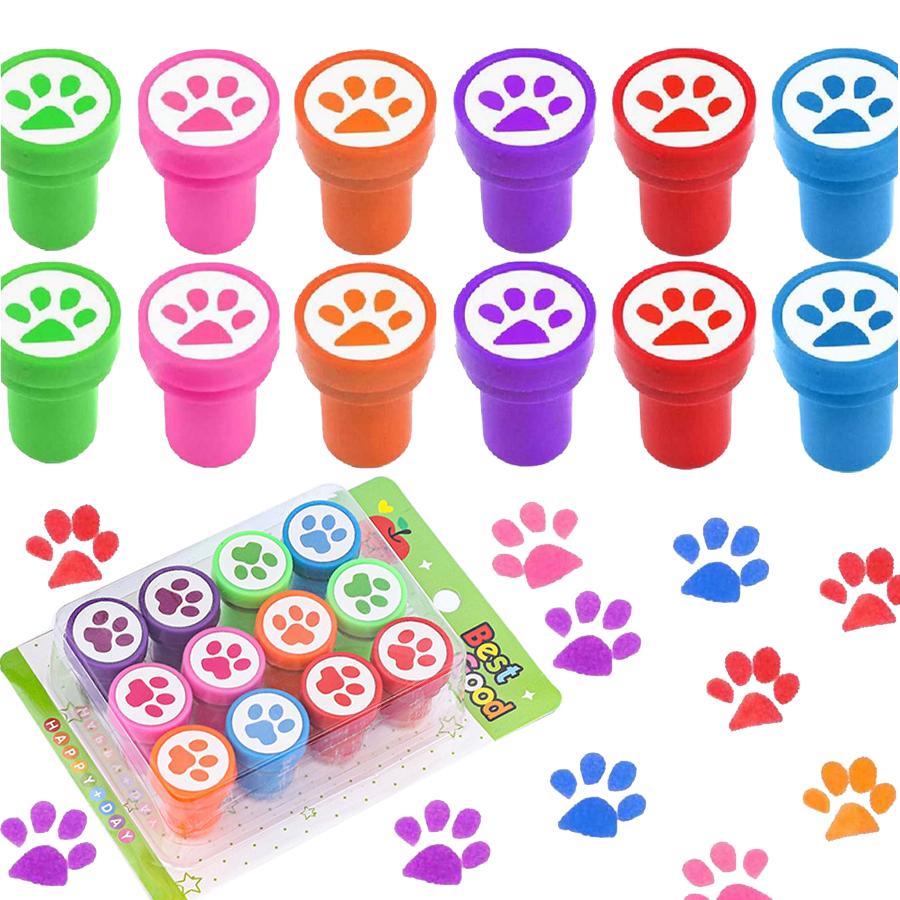 Cat Paw Stamp Birthday Party Favors Gifts Kindergarten Rewards Goodie Bag Stuffers Christmas Stocking Fillers Decorations Kid Friendly Entertaining