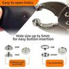 20 Sets Snap Fastener Tool Kit Heavy Duty Snap Button Tool Kit