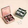 Pill Box Mini Pill Organizer Travel Essentials 4 Compartment Medicine Pill Case Medicine Organizer Medication Dropshiping