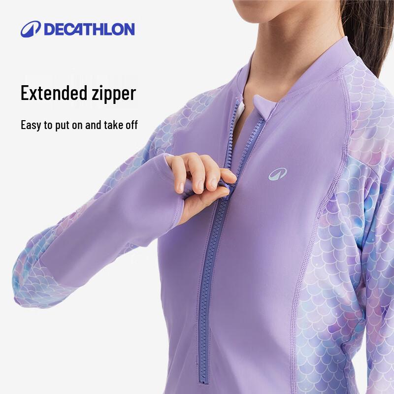 Детский цельный купальник Decathlon с защитой от УФ-излучения