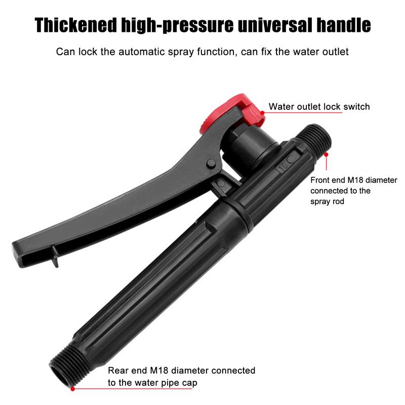 Backpack Sprayer Spare Parts, Pump Action Sprayer Handle & Wand Replacement for Outdoor Garden Use