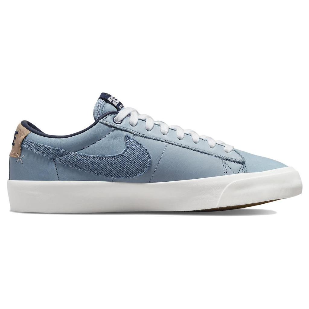 Nike Кроссовки унисекс Blazer Low GT SB Light Denim Blue Summit-White Gum-Light Brown DM8890-100