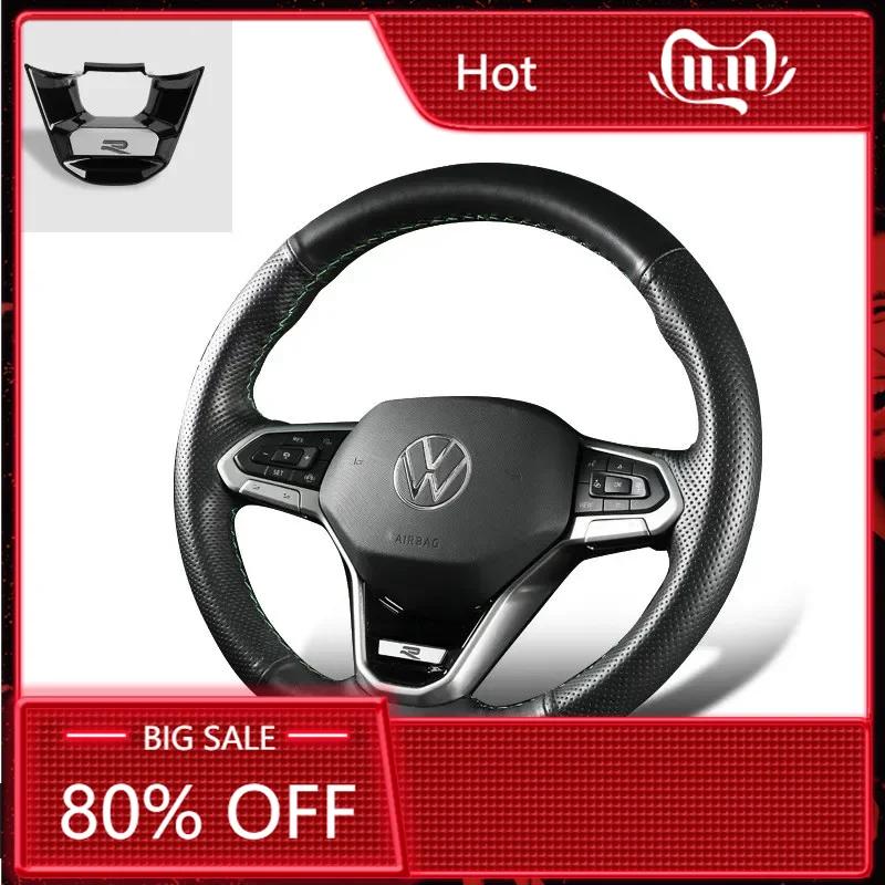 2025 Hot Car Steering Wheel Emblem Sticker Decals for Volkswagen VW Golf 8 MK8 Magotan CC Tayron X Touareg Accessories