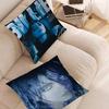 B-Billie E-Eilish Anime Style Pillowcase 45X45Cm Sofa Bed Cushion Cover For Bedroom Car Office Sofa Fashion Perfect Fan Gift