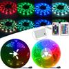 Светодиодная лента 5V 5050 RGB, работающая от батареек 3xAA, водонепроницаемая, гибкая, для подсветки телевизора, с пультом дистанционного управления на 3, 17 или 24 клавиши
