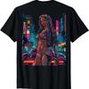 Футболка с принтом Cyberpunk Girl на спине(2)