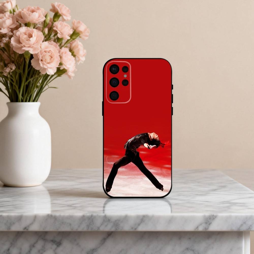 4A Jump Legend H-H-Hanyu Y-Yuzuru  Phone Case For Samsung S25,24,23,22,30,21,10,9,Ultra,Plus,Lite,FE,4,5 G Soft Black Case