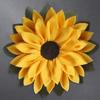 Artificial Sunflower Wreath Thanksgiving Welcome Sign Wreaths Spring Summer Wreath For Front Door Indoor Outdoor Decorations