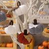 Reusable Thanksgiving Pumpkin Ornament Polyester Fabric Autumn Harvest Home Decoration For Door Wall Fireplace