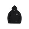 Li-Ning Мужская толстовка с капюшоном Sports Life Series с карманом кенгуру и логотипом, черный AWDQ763-2
