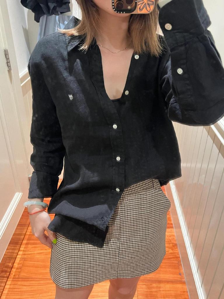 RL Ralph Lauren Хлопковая рубашка-поло с длинным рукавом и логотипом Small Pony для защиты от солнца - Мужская и женская коллекция Весна/Осень.