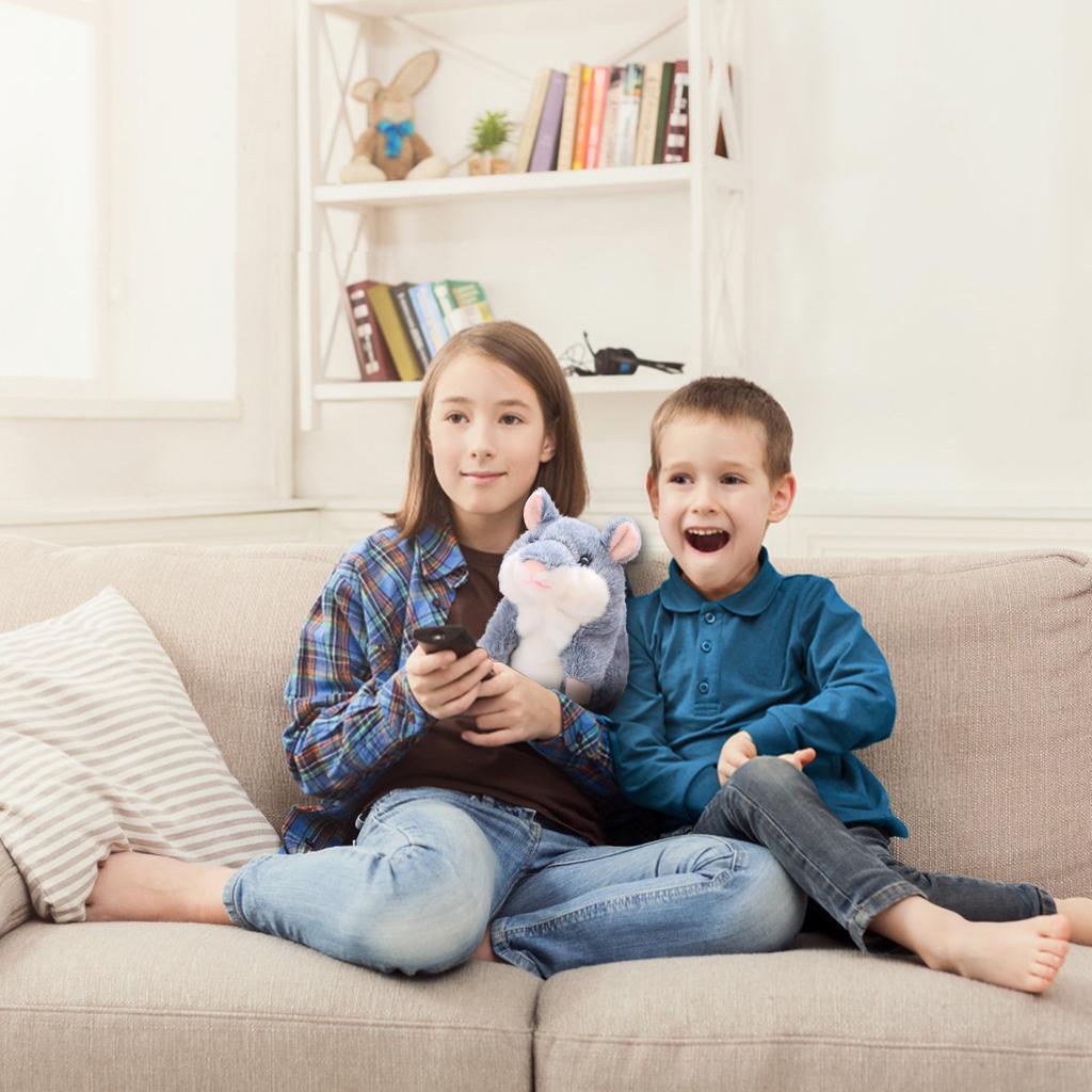 Очаровательная Интересная речь Говоря запись Хомяк Мышь Плюшевые игрушки для детей