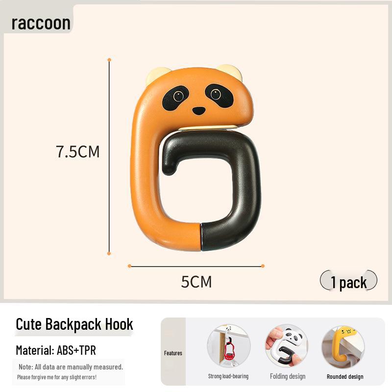 Detachable Portable Backpack Hook for Student Desks