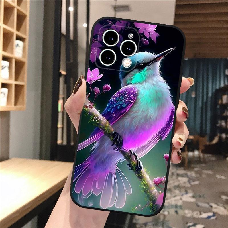 Cute Bird Phone Case For Iphone 15 14 Pro Max 13 12 11 Pro Max XSMax XR 12 13 Mini 14 Plus