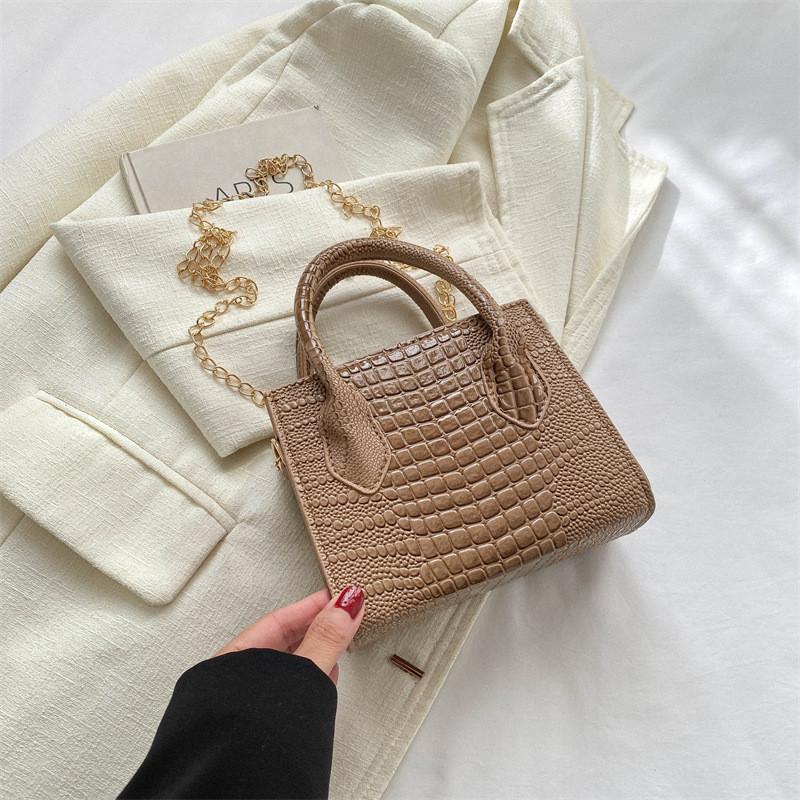 Chic And Trendy Small Square Handbag Casual Crossbody Bag With Unique Design For Everyday Use