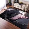 1 шт. Ковер Красавчик Аниме с 3D-печатью для декора гостиной дома, Нескользящий коврик, Поверхность - удобный ковер, Подарок на день рождения