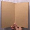 Retro Minimalist Kraft Paper Pocket Notebook with Blank Pages