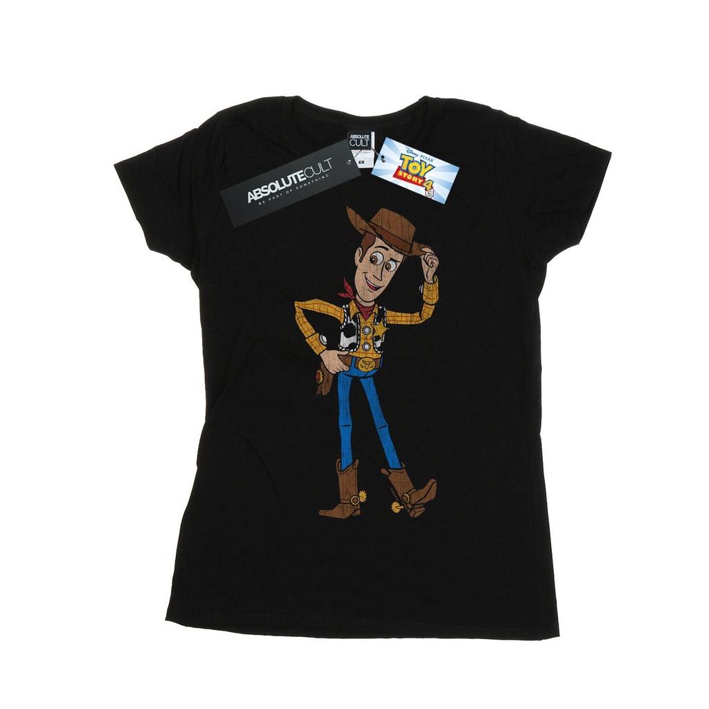 Disney Womens/Ladies Toy Story 4 Sheriff Woody Pose Cotton T-Shirt