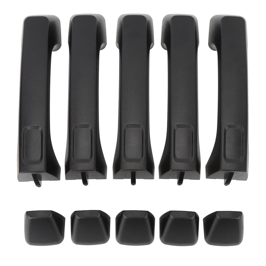 5 комплектов наружной дверной ручки Черная Удобный захват Точное соответствие Долговечная 15296933 для H3 2006-2010