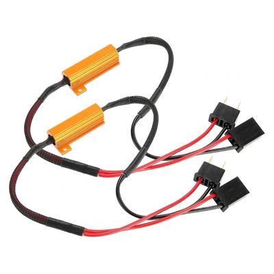 Высокотемпературные LED-декодеры Жгуты Разъемы Plug & Play LED Фара Нагрузочный резистор Простая установка для автомобиля
