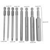 8 Pcs 1/4 Inch Hex Shank Metric Screwdriver Bits Hex Bit Power Bits  Power Screwdriver Drill