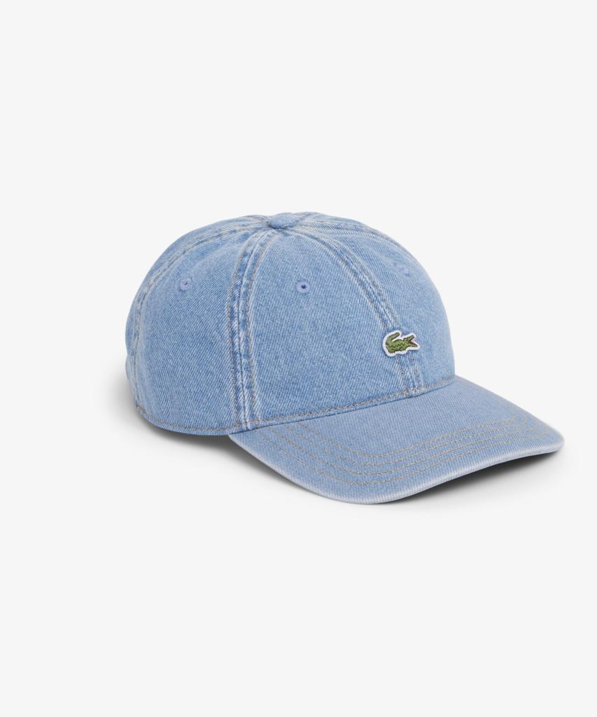 LACOSTE Унисекс Джинсовая Бейсболка из Хлопкового Твила Rk6362-56G Mku