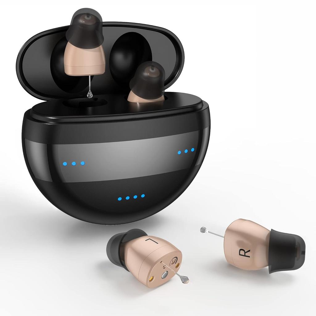 Portable, Discreet Digital Hearing Amplifiers With Volume Control And Rechargeable Hearing Aids For Seniors And Adults