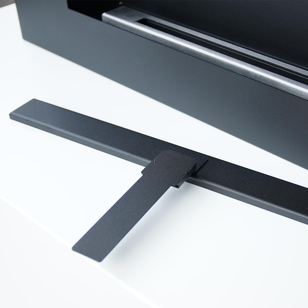 Wall Mounted Bioethanol Fireplace DELTA2 FLAT TÜV Biofuel