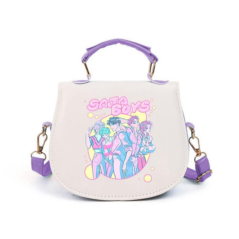 Girls Kpop Hunters Derpy Rumi Zoey Mira Printed Student Kids Casual Shoulder Crossbody Bags