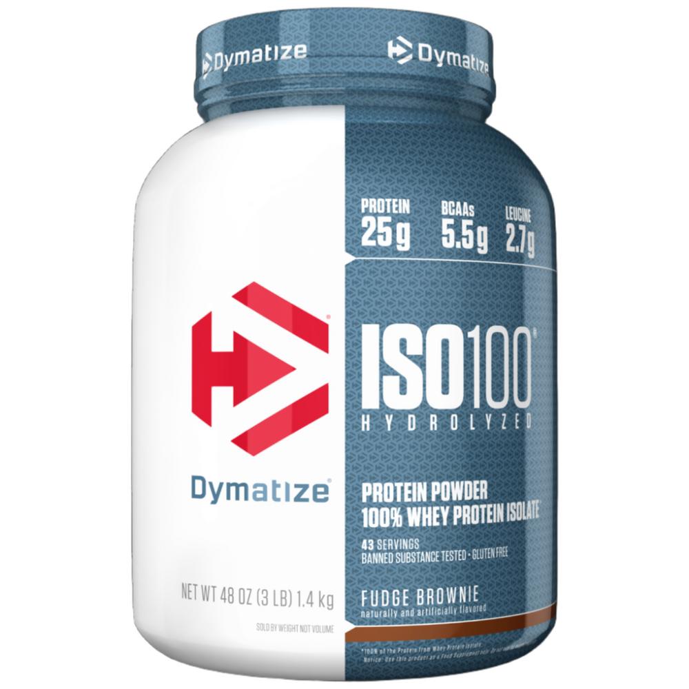 Fudge Brownie Dymatized ISO 100 Whey Protein Powder Protein Supplement Fudge Brownie 1 pcs 1.4kg Ingredients: may be subject | 1 pcs 1.4kg