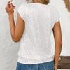 Summer New Women's V-neck Sequined Short Sleeved Top Vest for Women