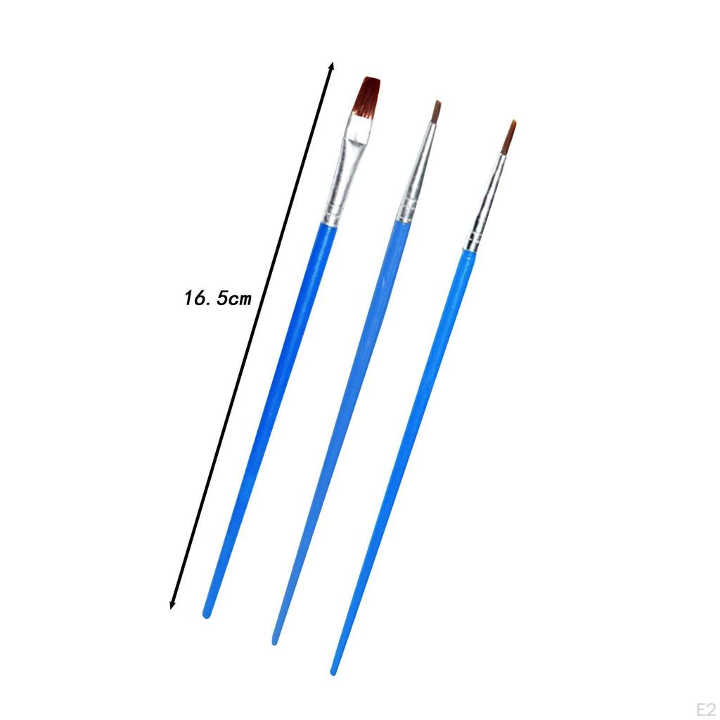 3 шт. набор кистей для рисования, набор кистей для рисования, художественные кисти для акварели