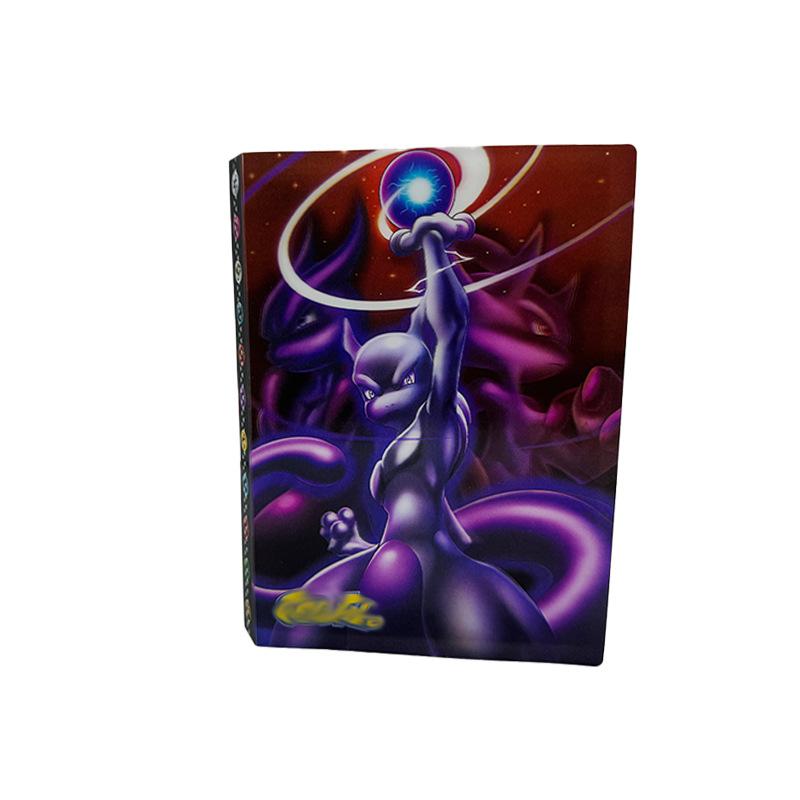 Новая игра Pokemon Книга для карт Pokemon Книга для хранения карт Pokemon Сетка 4x4 3D Книга для коллекции карт Pokemon
