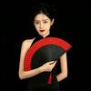 Cotton Linen Cloth Folding Hand Fan Japanese Style Handheld Fan New Chinese Style Fan  Gift Giving