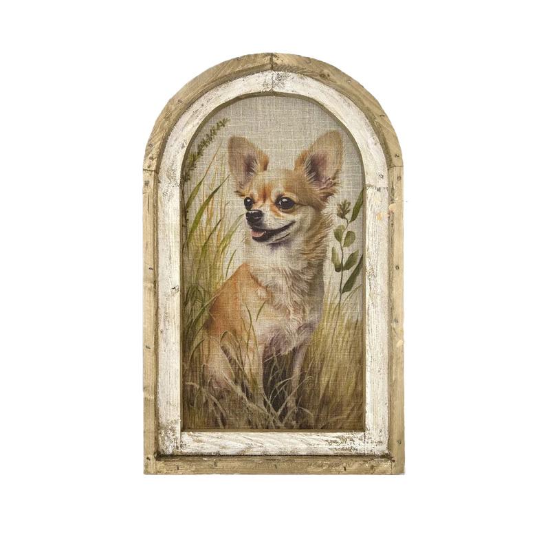 1Pc Retro Wall Art Farmhouse Decor Craft Wooden Print Pictures Arch Design Rustic