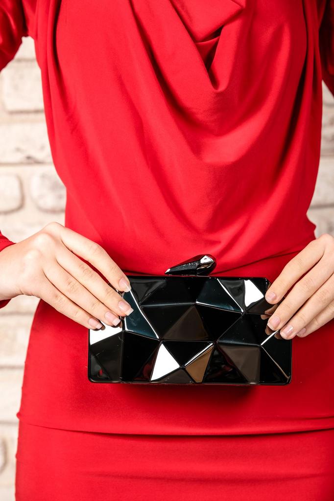 Women's Stylish and Useful Evening Dress Bag Metal Silver Women's Evening Dress Bag