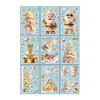 9 Sheets/Set Christmas Window Cling Removable Waterproof PVC Winter Merry Christmas Static Glass Sticker Holiday Party Decoration Decal