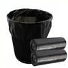 100pcs Flat-mouth Black Rubbish Bag Plastic Waste Bag Liner Bags Trash Bag  Bathroom
