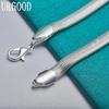 925 Sterling Silver 6mm Snake Chain Bracelet Men's and Women's Fashion Jewelry