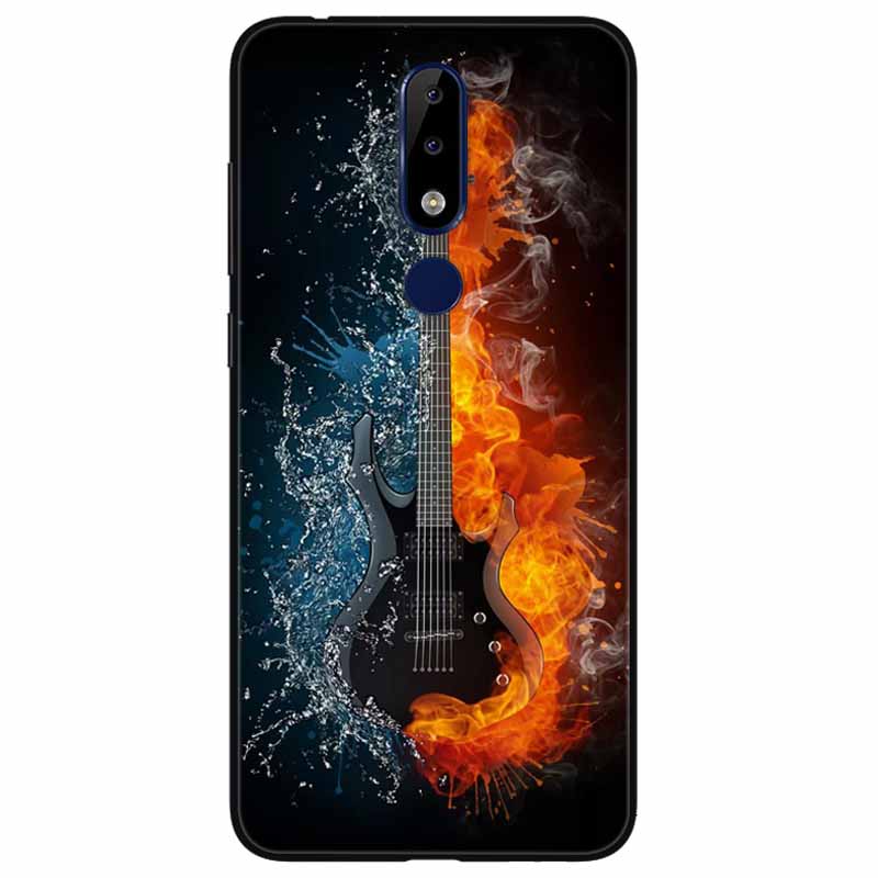 Для Nokia 5.1 Plus Чехол Мягкий Силикон Мультфильм Модный ТПУ Чехлы для Телефона для Nokia X5 Обложка 5.1Плюс Милый для NokiaX5 Защитный