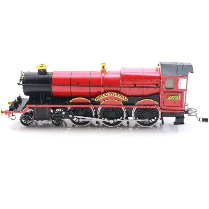 Modélisme - METAL EARTH - Hogwarts Express - Rouge - Acier Inoxydable - Edelstahl